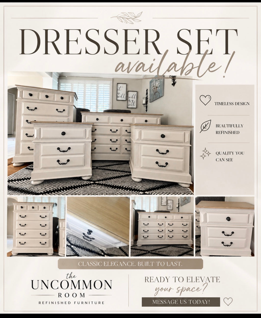 Bedroom Dresser Set