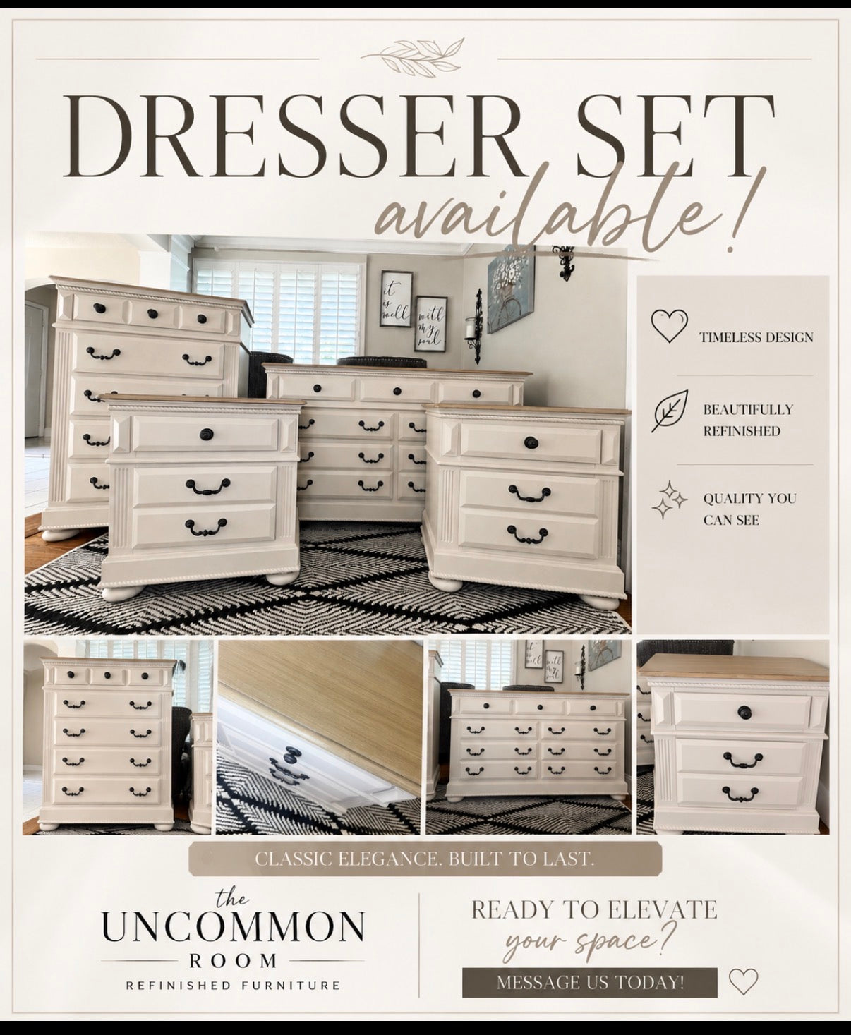Bedroom Dresser Set